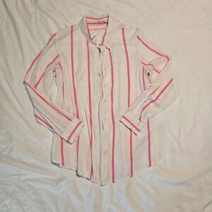 Ellison Pink Stripe Button Up